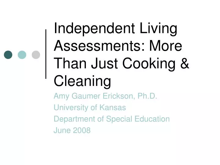 independent living assessments more than just cooking cleaning