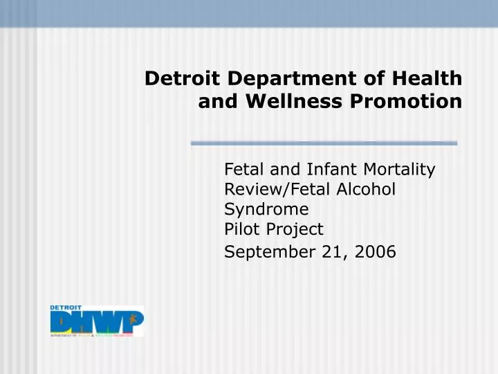 detroit department of health and wellness promotion