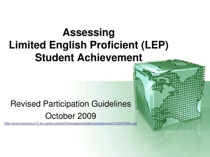 assessing limited english proficient lep student achievement