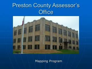 Preston County Assessor’s Office
