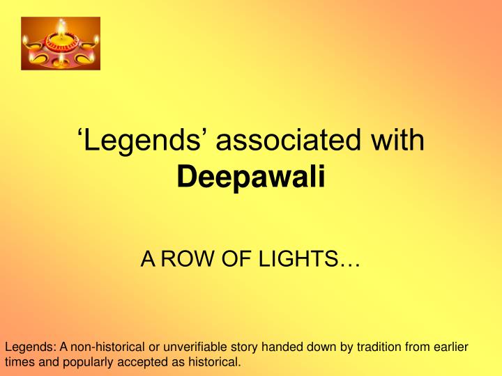 legends associated with deepawali
