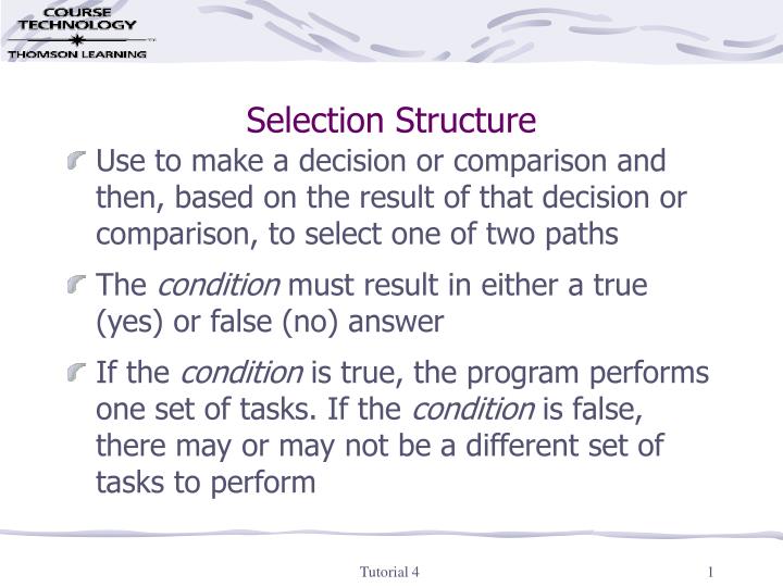 selection structure