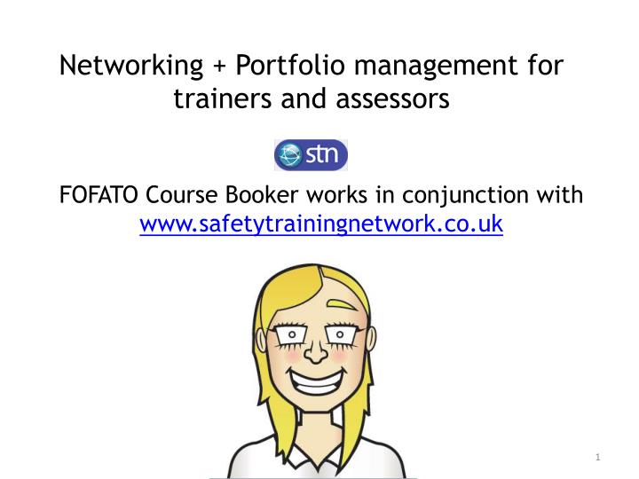 networking portfolio management for trainers and assessors