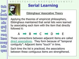 Serial Learning