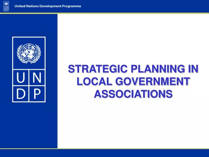 strategic planning in local government associations