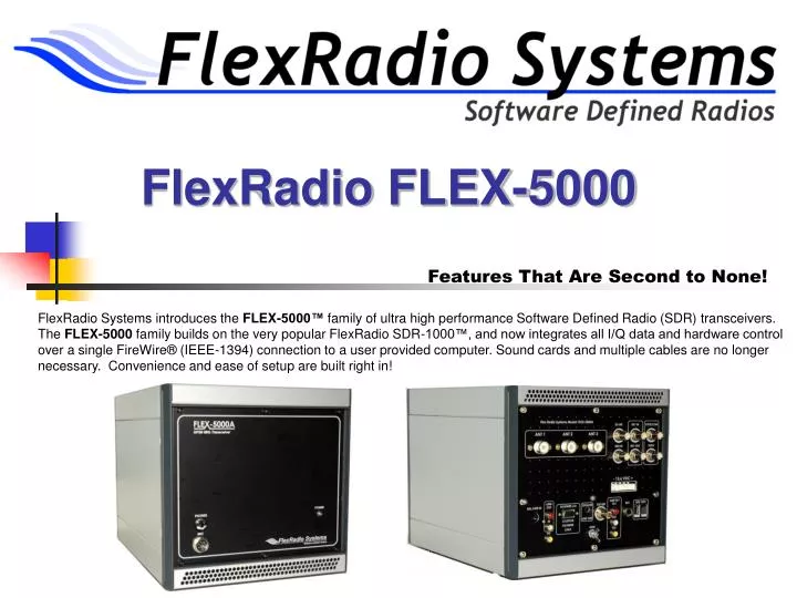 flexradio flex 5000