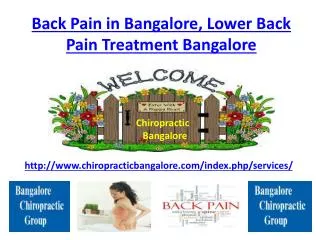 Back Pain in Bangalore, Lower Back Pain Treatment Bangalore