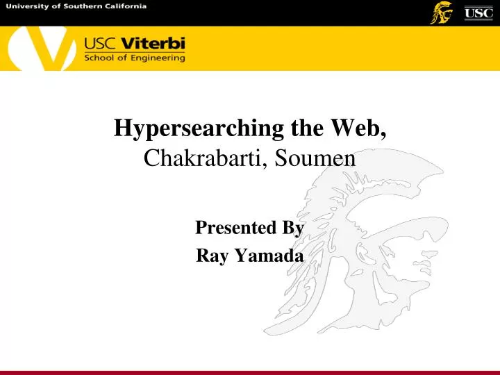 hypersearching the web chakrabarti soumen