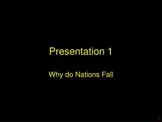Presentation 1