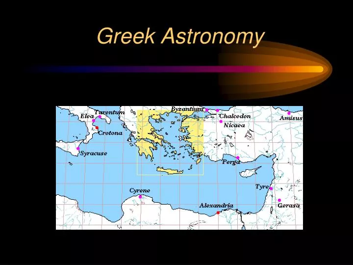 greek astronomy