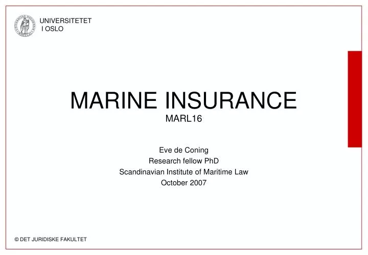 marine insurance marl16