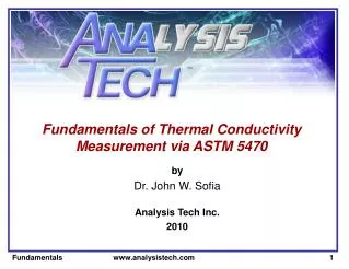Fundamentals of Thermal Conductivity Measurement via ASTM 5470