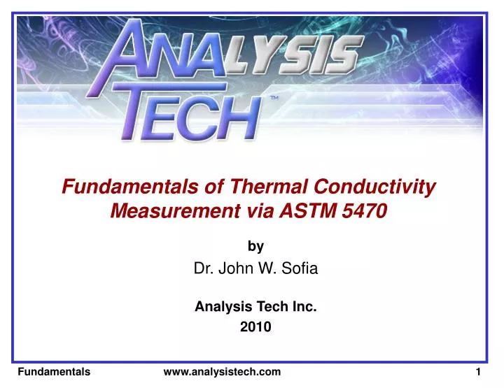 fundamentals of thermal conductivity measurement via astm 5470