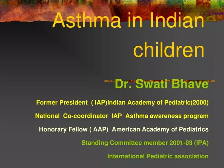asthma in indian children
