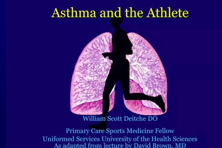 asthma and the athlete