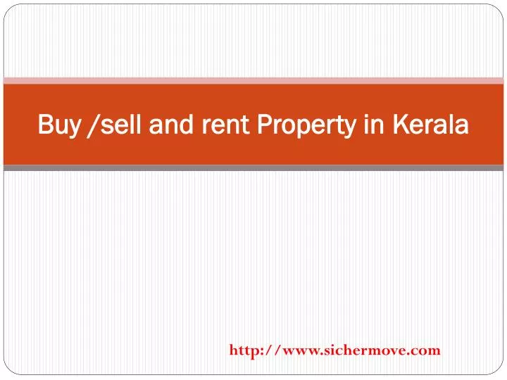 buy sell and rent property in kerala