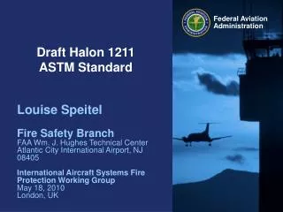 Draft Halon 1211 ASTM Standard