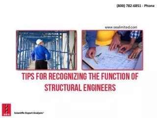 Tips For Recognizing The Function of Structural Engineers