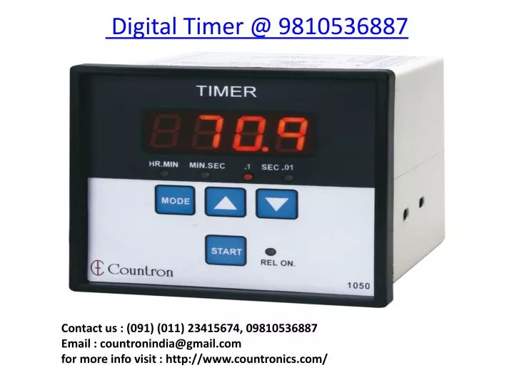 digital timer @ 9810536887