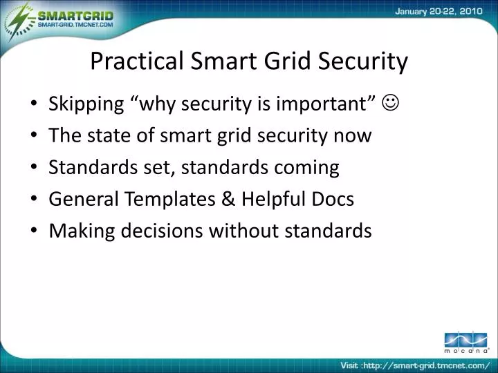 practical smart grid security