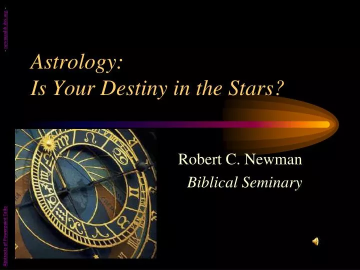 astrology is your destiny in the stars