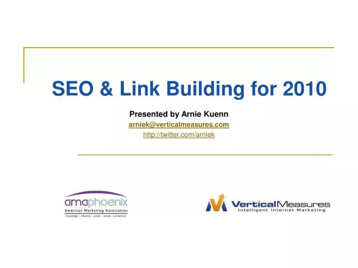 seo link building for 2010
