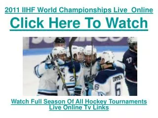 watch denmark vs latvia ice hockey 2011 iihf world champions
