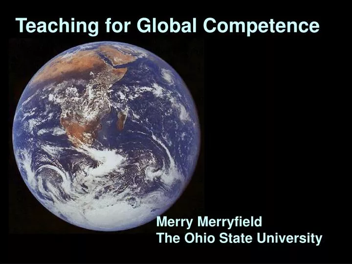 teaching for global competence