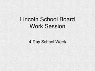 lincoln school board