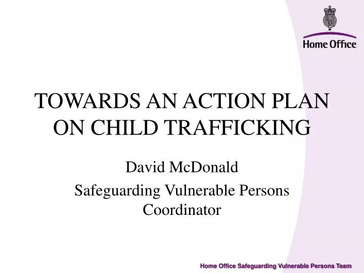 towards an action plan on child trafficking