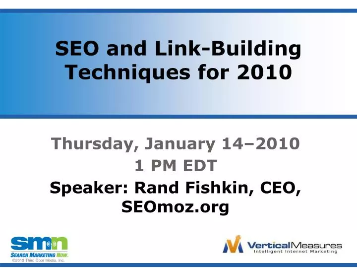 seo and link building techniques for 2010