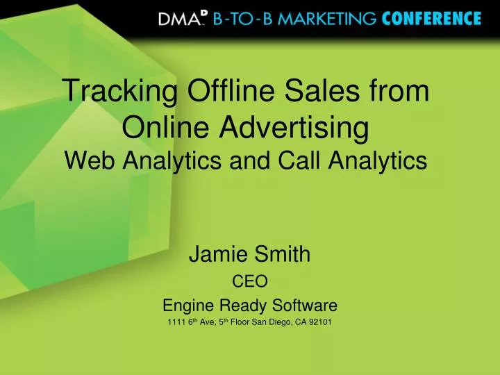 tracking offline sales from online advertising web analytics and call analytics