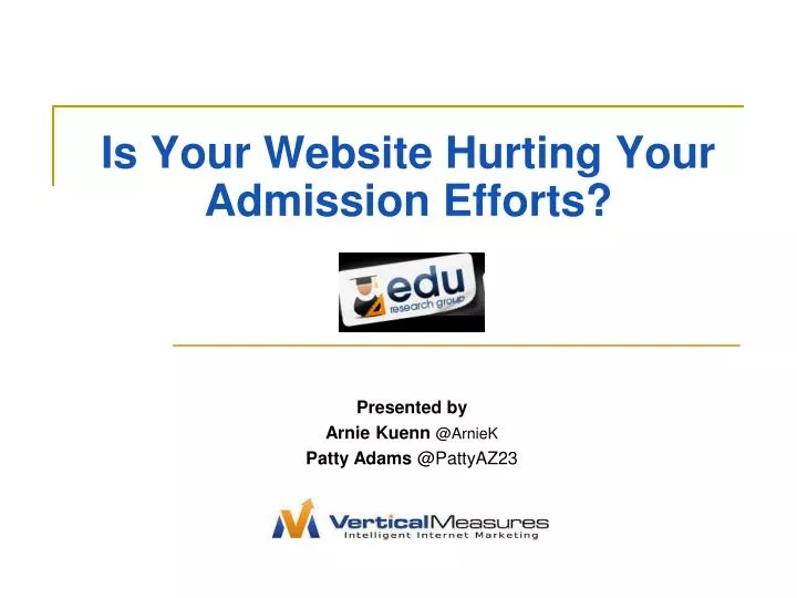 is your website hurting your admission efforts