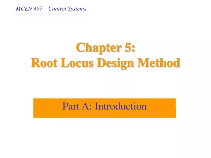 chapter 5 root locus design method