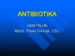ANTIBIOTIKA - slide 1