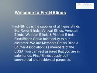 Blinds services in Northampton, UK