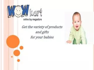 Online Baby Gifts and Shopping