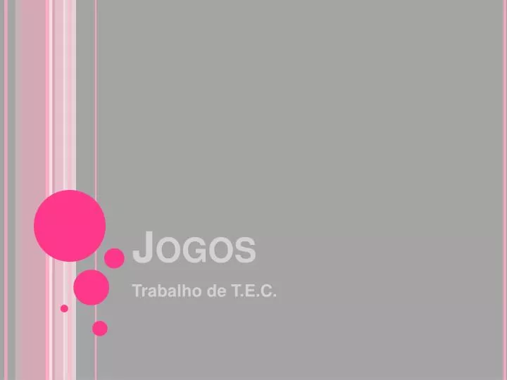 PPT - JOGOS POPULARES PowerPoint Presentation, free download - ID