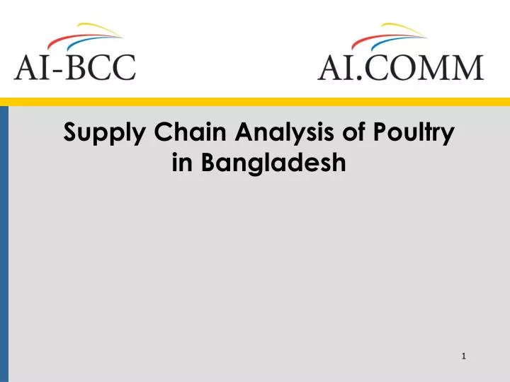 supply chain analysis of poultry in bangladesh