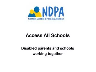 Access All Schools Disabled parents and schools working together