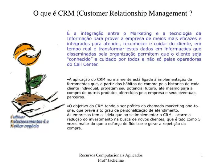 o que crm customer relationship management