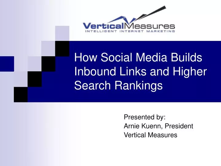 how social media builds inbound links and higher search rankings