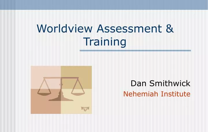worldview assessment training