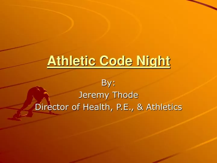 athletic code night