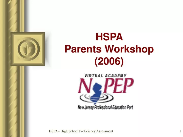 hspa parents workshop 2006