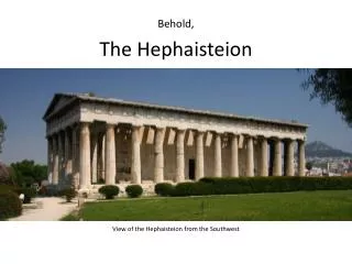 The Hephaisteion