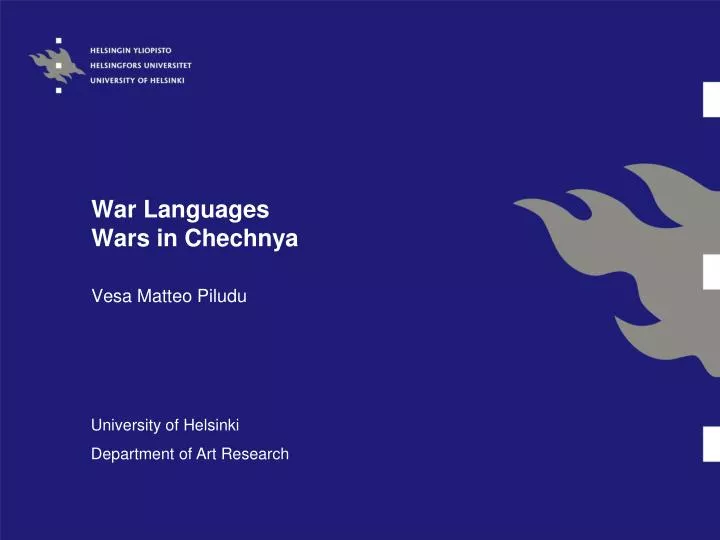 war languages wars in chechnya