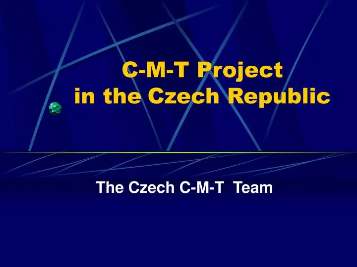 c m t project in the czech republic