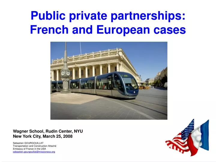 public private partnerships french and european cases