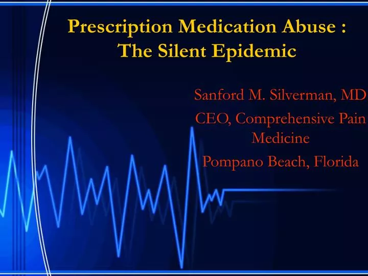 prescription medication abuse the silent epidemic